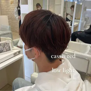 ショート カラー メンズ BiBi  藪 菜月のヘアスタイル