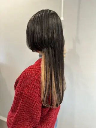 ロング カラー K Harukaのヘアスタイル