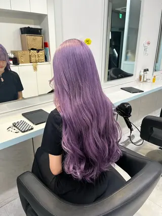 ロング カラー ブリーチカラー 🩵MIZUKIのヘアスタイル