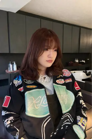 ロング ピンク🌸/暖色/ ブリーチ/横浜/金光のヘアスタイル