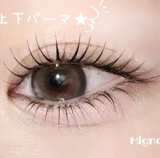 マツエク・マツパ FaB 千葉店所属・🩶LEDエクステ& 上下パーマRAN🪽のマツエク・マツパデザイン