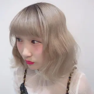 ミディアム AMI ウルフパーマ/メンズのヘアスタイル