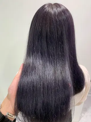 ロング I S所属・🌿透明感カラー‪ 縮毛矯正✨かずきのヘアスタイル