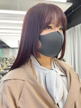 ロング カラー モモ 🍑のマツエク・マツパデザイン