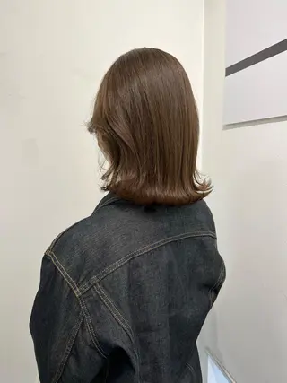 ミディアム カラー 似合わせヘア🫶🏻 つきいてるみのヘアスタイル