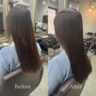 ロング 艶髪/透明感カラー 山﨑俊輔のヘアスタイル