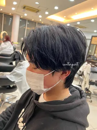 ショート メンズ 小山 雄大のヘアスタイル