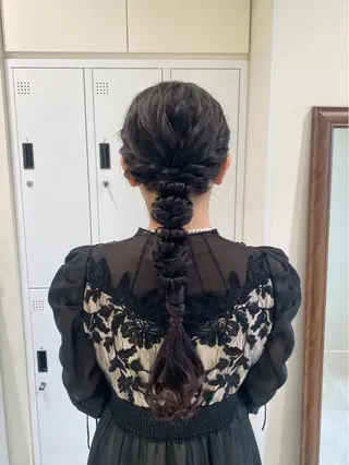 ヘアアレンジ 暖色カラー /ヘアアレンジ/花鈴のヘアスタイル