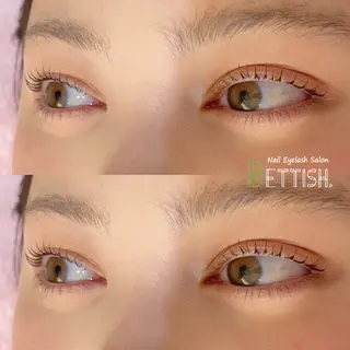 マツエク・マツパ BETTISH🩵 SERIのマツエク・マツパデザイン