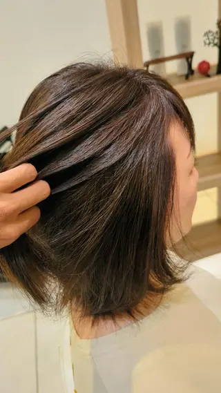 カラー 鶴見で縮毛矯正なら 田中 瞬のヘアスタイル