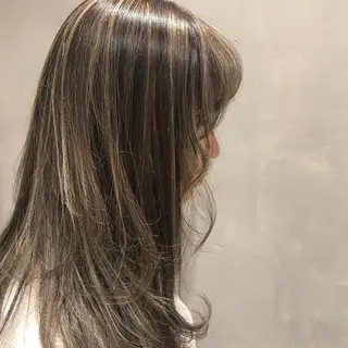 セミロング ハッシュカット/ハイ トーン/MANAMIのヘアスタイル