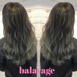 ロング カラー Beyond（kitaro）所属・石井辰功也 フリーランス美容師のヘアスタイル