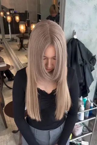 カラー 透明感🎀艶髪 💞まいか🎶のヘアスタイル