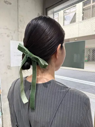 ミディアム ヘアアレンジ 初めてでも失敗しない 縮毛矯正/関内/あべのヘアスタイル