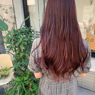 ロング 艶髪color💎髪 質改善ストレート大吉のヘアスタイル