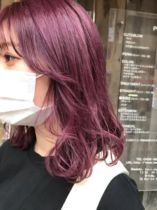 ミディアム サカグチユキナ 【tocca】のヘアスタイル