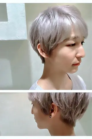 ショート カラー メンズ 川間 将彦のヘアスタイル