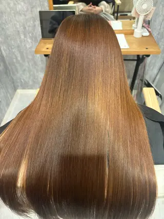 ロング KAEDE💖 縮毛矯正/艶カラーのヘアスタイル