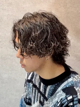 ショート カラー パーマ メンズ キッズ 🔥パーマ特化🔥 優馬のヘアスタイル