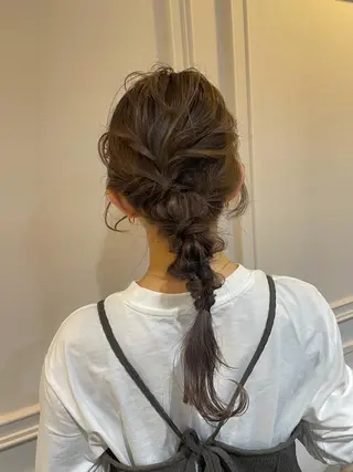 ロング ヘアアレンジ 沖縄/ヘアアレンジ /ナカノのヘアスタイル