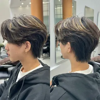 メンズ ひかり／ベージュ ／似合わせカットのヘアスタイル