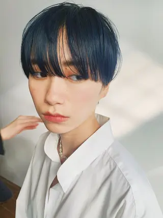 ショート カラー rosso-sante’所属・小林 明彦のヘアスタイル