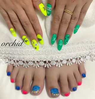 ネイル orchid ♡オーキッドのネイルデザイン