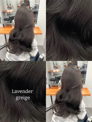 ロング カラー ミルクティーベージュ ❤︎レイヤー　MIAのヘアスタイル