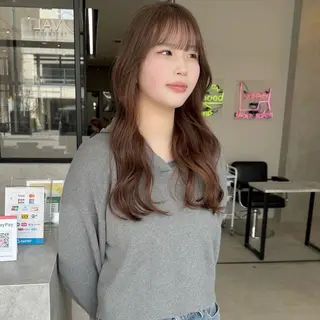 ロング カラー はちすか るかのヘアスタイル