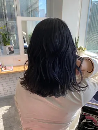 ミディアム カラー JILBLAN京都 ショート/ハイライトのヘアスタイル