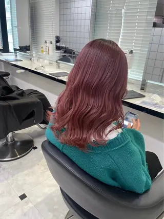 セミロング カラー 💗トレンドモテヘア Natsumi 💗のヘアスタイル