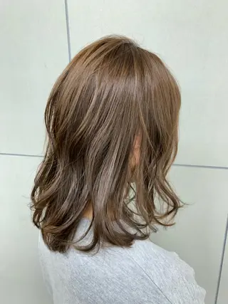ミディアム カラー Silk-lei【銀座店】所属・銀座/美髪縮毛矯正 /髪質改善/山本翔華のヘアスタイル