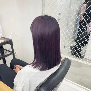 セミロング カラー パーマ ヘアアレンジ メンズ mona/ ストレートスタイル✨のヘアスタイル