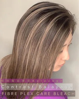 セミロング カラー Pe Pe所属・🌕PePe　菅 タイシ🌕のヘアスタイル