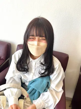 セミロング カラー ちひろ /似合わせカラーのヘアスタイル