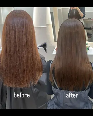 ロング 韓国ヘア nanahaのヘアスタイル