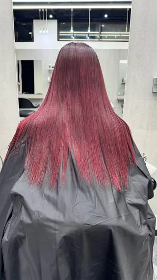 ロング カラー ハイトーンカラー🐬 えりかのヘアスタイル