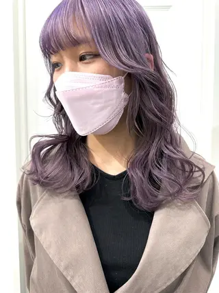 ミディアム カラー ヘアアレンジ kai .のヘアスタイル
