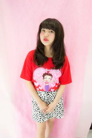 ロング ヘアアレンジ トップスタイリスト 小澤純一のヘアスタイル