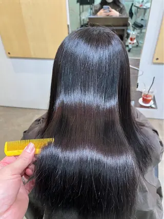 ロング ✨弱酸性縮毛/艶々✨ 髪質改善Mai🌟のヘアスタイル