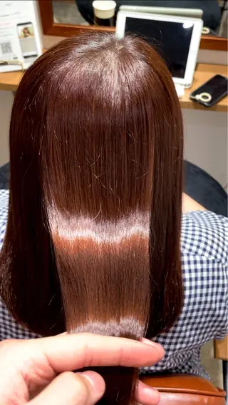 セミロング 末田 柊希のヘアスタイル