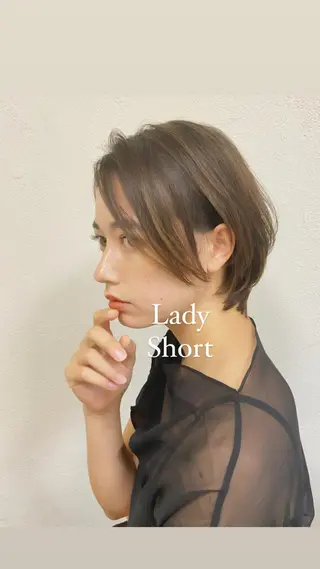 ショート カラー 小顔ショート✁ ⁂Yukari⁂のヘアスタイル