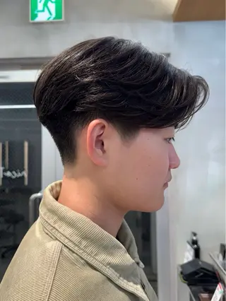 メンズ nicoTOKYO 原宿所属・センターパート /メンズ/海野颯生のヘアスタイル