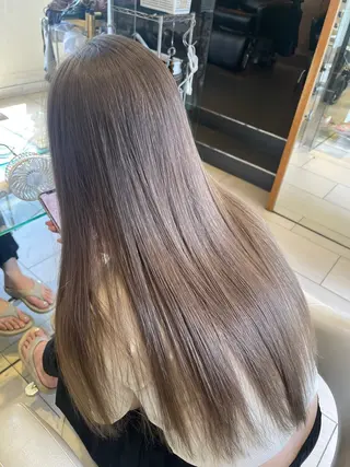 セミロング オーブヘアカメリア枚方店所属・AUBE HAIR 首藤優弥のヘアスタイル