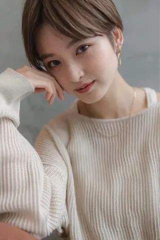 ショート カラー 🉐レイヤー/塩見 弘樹🉐渋谷のヘアスタイル