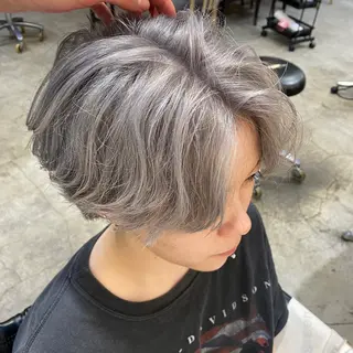 ショート カラー メンズ ニュアンスデザイン/ SHOUTOのヘアスタイル