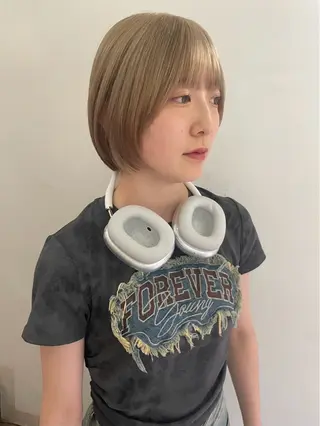 ショート Cinq所属・ハイライト🌟/ ボブ/豊田のヘアスタイル