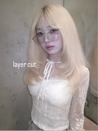 ロング ボブ/透明感カラー/ 髪質改善 颯空🎀のヘアスタイル