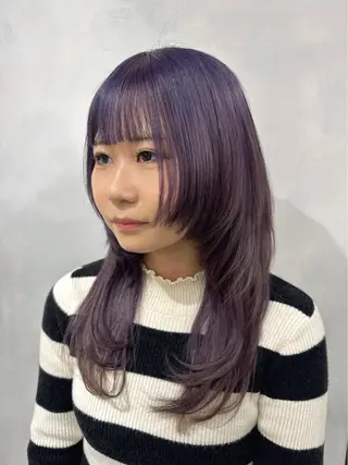 ロング カラー 透明感カラー✨艶髪 制作🌱山根あゆみのヘアスタイル