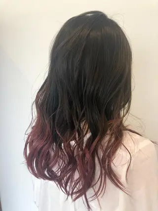 ロング カラー 森田 真由のヘアスタイル